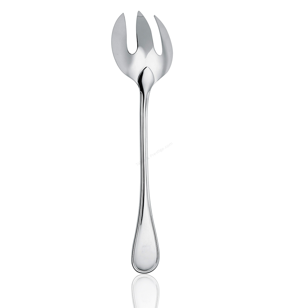 ALBI CHRISTOFLE salad serving fork 21083 Christofle Albi Silver Cutlery